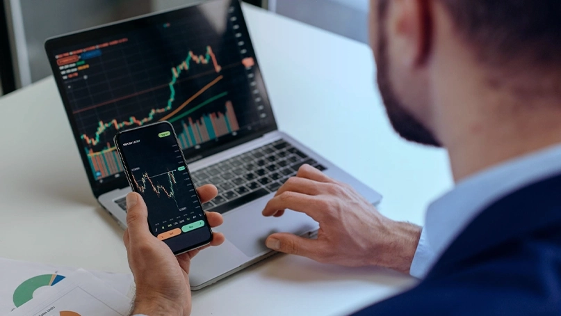 Dashboard di trading IA di Dash Avage 500